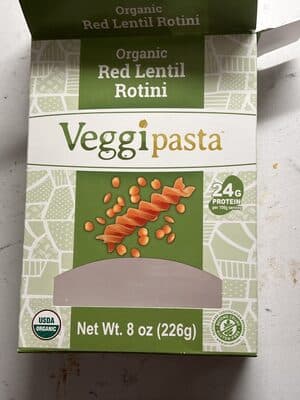Organic Red Lentil Rotini