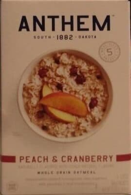 Peach & Cranberry Oatmeal