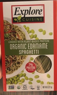 Organic edamame spaghetti