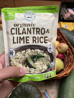 organic CILANTRO & LIME RICE