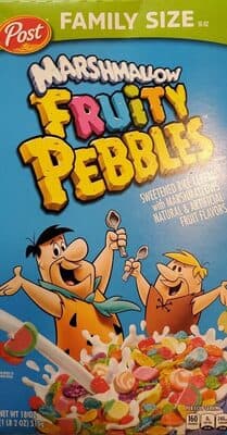 Marshmallow fruity pebbles