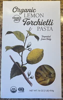 Organic Lemon Torchietti Pasta