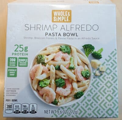 Shrimp Alfredo Pasta Bowl