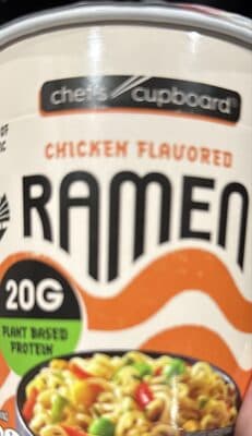 Chicken flavored ramen