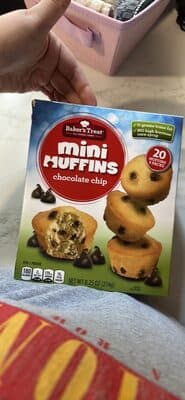 mini MUFFINS chocolate chip