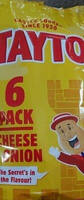 Cheese and onion crisps