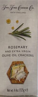 Rosemary and extra virgin olive oil crackers