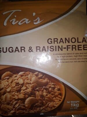GRANOLA SUGAR & RAISIN-FREE