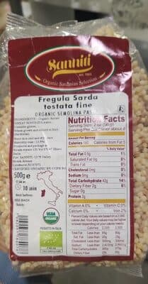 Fregula sarda tostata fine
