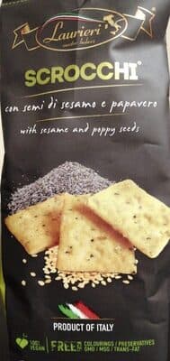 Scrocchi with sesame and poppy seeds